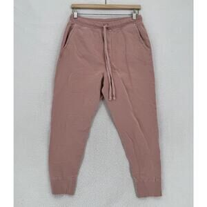 Nili Lotan Womens Peach Pink Cotton Drawstring Jogger Nolan Sweatpants Sz M